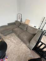 Hoekbank taupe chaise longue links GRATIS, Huis en Inrichting, Banken | Complete zithoeken, Ophalen, Gebruikt