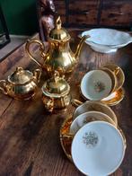15 delig servies gouden mokka servies van tirschenreuth, Antiek en Kunst, Antiek | Servies compleet, Verzenden