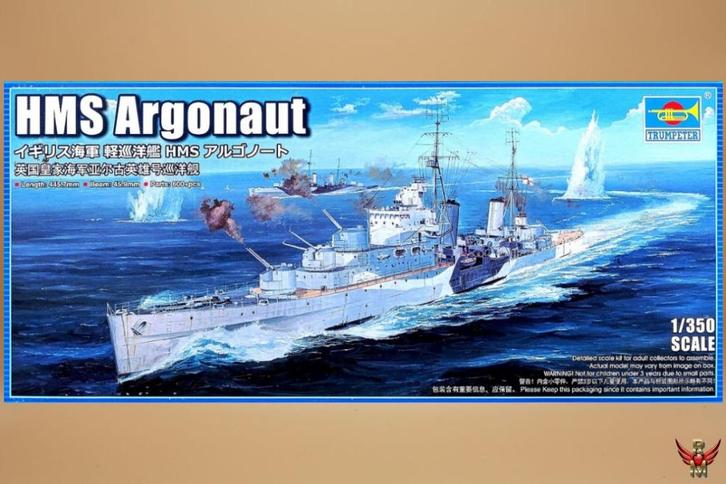 ROWASP | Trumpeter 1/350 HMS Argonaut, Hobby en Vrije tijd, Modelbouw | Boten en Schepen, Nieuw, 1:200 of kleiner, Overige merken
