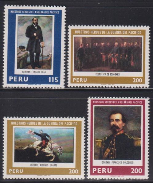 Peru 1979 Schilderijen  Militair Pacific Oorlog, Postzegels en Munten, Postzegels | Thematische zegels, Postfris, Overige thema's