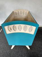 Retro / Vintage blauwe babywieg, Ophalen, Gebruikt, Wieg
