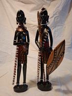 Massai beelden man en vrouw, Antiek en Kunst, Ophalen of Verzenden