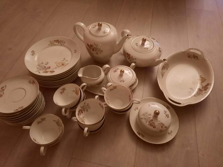 Antiek ontbijt service compleet en onbeschadigd Z.G.A.N, Antiek en Kunst, Antiek | Servies compleet, Ophalen