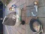 Te koop compressor, Doe-het-zelf en Verbouw, Minder dan 25 liter, Ophalen, Gebruikt, Minder dan 200 liter/min