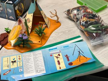 Playmobil 4012 wigwam indianen veel extra’s beschikbaar voor biedingen