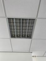 10x Tl armatuur voor systeemplafond 60x60 incl 4 tl buizen, Ophalen, Gebruikt, Minder dan 50 watt, Lamp met armatuur