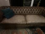 Originele Chesterfield Taupe, Ophalen, Gebruikt, 75 tot 100 cm