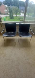 Vintage SPECTRUM Martin Visser fauteuil SZ 02 stoelen 2x, Huis en Inrichting, Stoelen, Ophalen, Gebruikt, Twee, Zwart