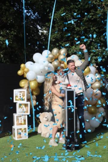 gender reveal party vanaf €35,- te huur  beschikbaar voor biedingen