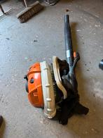 Stihl BR 600 benzine in gegooid ipv mengsmering, Tuin en Terras, Bladblazers, Ophalen, Gebruikt, Ruggedragen, Stihl