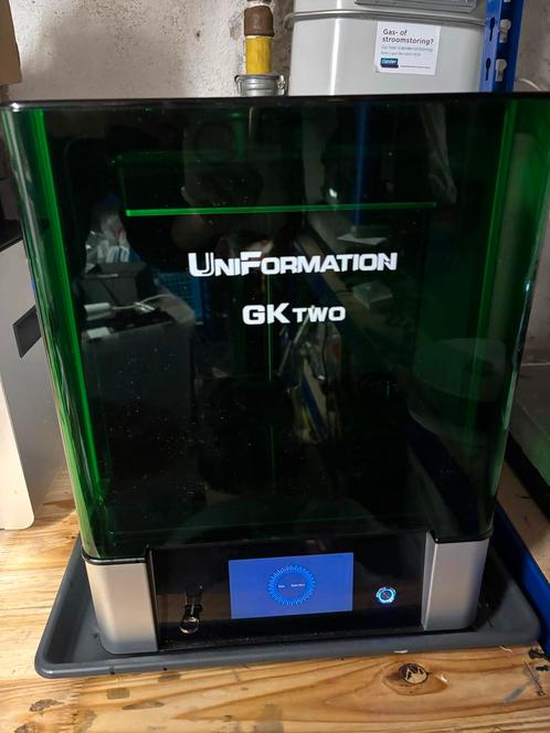 Complete set SLA printer uniformation GKTWO + hoop extra, Computers en Software, 3D Printers, Zo goed als nieuw, Ingebouwde Wi-Fi