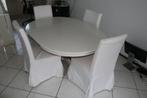 Eettafel met 4 Stoelen, Huis en Inrichting, Tafels | Eettafels, Gebruikt, Overige materialen, 100 tot 150 cm, Rond