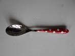 Bugatti dinerlepel rood met witte stippen heft, Ophalen of Verzenden, Nieuw, Rvs of Chroom, Los bestek