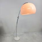 Booglamp jaren 70, verstelbaar, Space Age mid century, Huis en Inrichting, Lampen | Vloerlampen, Ophalen, Kunststof, 200 cm of meer