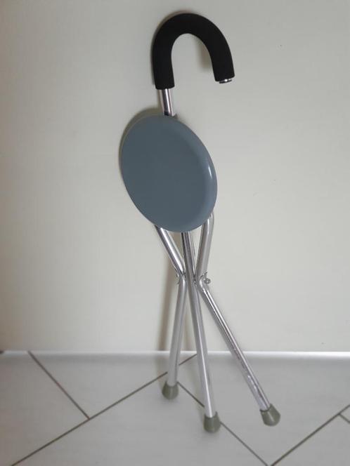 wandelstok met zitje, Diversen, Wandelstokken, Gebruikt, Opvouwbaar, Ophalen