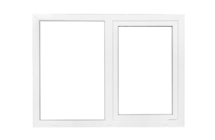 Kunststof Kozijn Draaikiep Vast  B150 H100cm Wit Intrek, Doe-het-zelf en Verbouw, Kozijnen en Schuifpuien, Nieuw, Raamkozijn, Kunststof