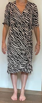Geisha Overslagjurk Zebraprint Maat S/36, Ophalen of Verzenden, Zo goed als nieuw, Maat 36 (S)
