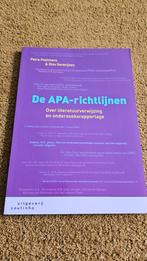 Petra Poelmans - De APA-richtlijnen, Boeken, Nieuw, Ophalen of Verzenden, Petra Poelmans; Olav Severijnen