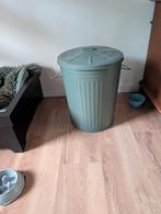 Groene Prullenbak met Deksel, Huis en Inrichting, Ophalen, Gebruikt, 50 tot 75 cm, 20 tot 30 liter