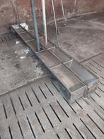 Rvs voertrog 3 meter lengte.  37 stuks. Bieden per stuk., Dieren en Toebehoren, Ophalen, Zo goed als nieuw