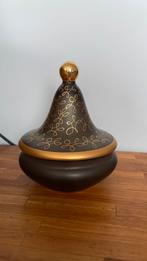 Boheems glas bonbonière, Antiek en Kunst, Antiek | Glas en Kristal, Ophalen of Verzenden