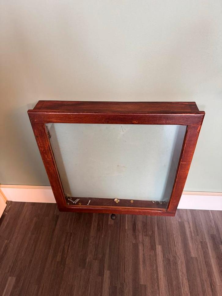 Vintage Vitrinekastje voor Artefacten, Huis en Inrichting, Kasten | Vitrinekasten, Gebruikt, Minder dan 100 cm, Minder dan 50 cm