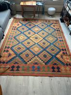Vloerkleed kelim azteken vintage, Huis en Inrichting, Stoffering | Tapijten en Kleden, Ophalen of Verzenden, Zo goed als nieuw
