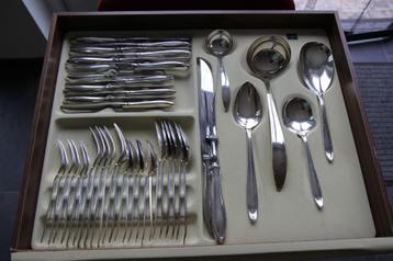 Gero 90 verzilverd, model 229 Perfection, set v. 6 personen  beschikbaar voor biedingen