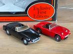 EFE  MGB Roadster zwart & Austin Healey Sprite rood 1:76 MIB, Ophalen of Verzenden, Zo goed als nieuw, Auto