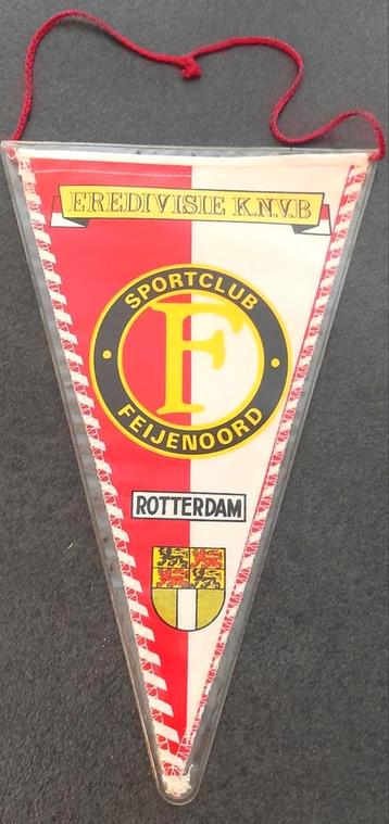 Feijenoord Feyenoord Rotterdam 1980s prachtige vintage vaan