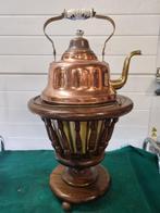 ketel met stoof /verwarming vintage koper en hout, Ophalen of Verzenden, 'T Olde Gre-j, Info@toldegrej.nl, Endepoelstraat 20f Didam