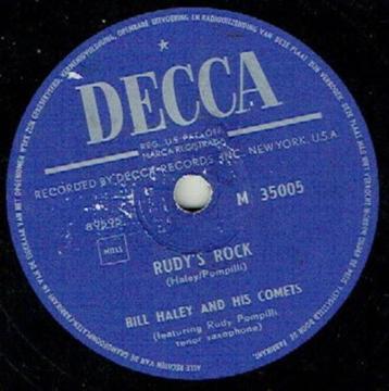 Bill Haley And His Comets - Rudy's Rock / Blue Comet Blues  beschikbaar voor biedingen