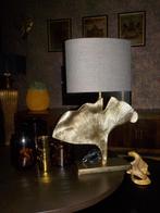 2 hotel chique lampen met ovale kappen / schemerlamp, Ophalen, 50 tot 75 cm, Zo goed als nieuw, Metaal