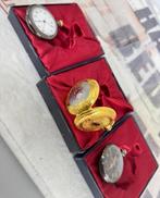 3x vintage horloge zakhorloge zakhorloges zak pocket watch, Ophalen of Verzenden
