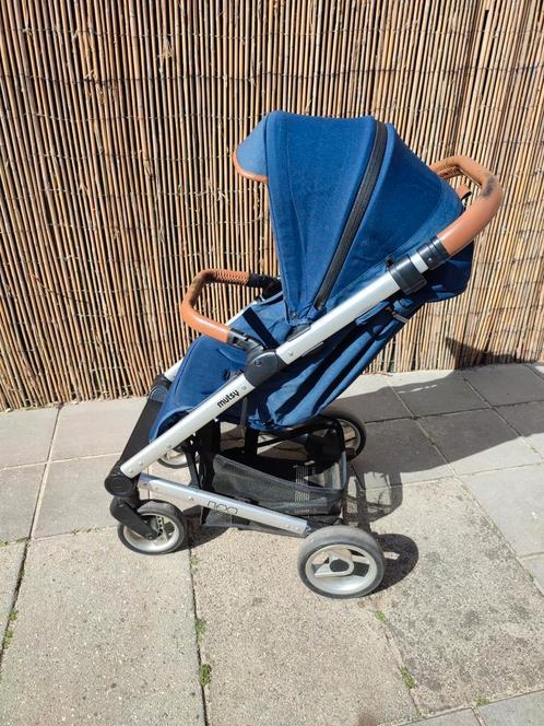 Luxe buggy mutsy nexo vakantie kinderwagen blauw, Kinderen en Baby's, Buggy's, Gebruikt, Overige merken, Verstelbare rugleuning