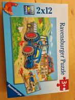 Ravensburger Puzzle 2x12, Ophalen, 10 tot 50 stukjes, Zo goed als nieuw, 2 tot 4 jaar
