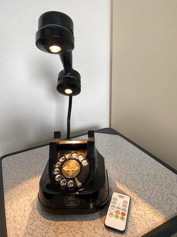 Oude PTT Telefoon Lamp met LED beschikbaar voor biedingen