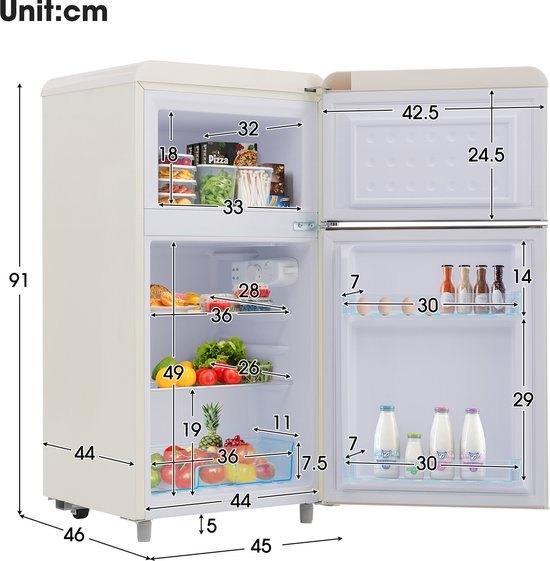 Koel-vriescombinatie nog NIEUW, Witgoed en Apparatuur, Koelkasten en IJskasten, Nieuw, Met aparte vriezer, Minder dan 75 liter