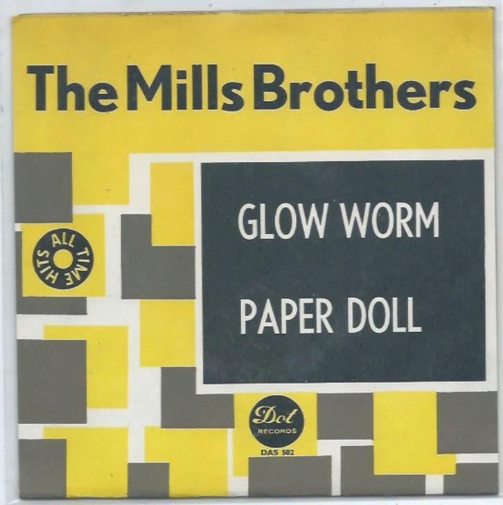 Mills Brothers- Glow Worm, Cd's en Dvd's, Vinyl Singles, Zo goed als nieuw, Pop, Verzenden