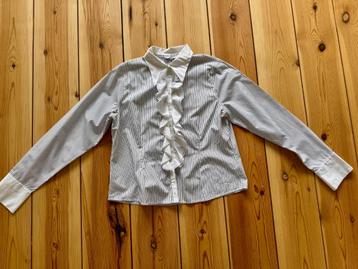 Anne Fontaine Blouse met ruches - maat 46 / Large XL beschikbaar voor biedingen