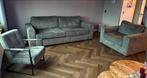 Velvet bank, love seat & fauteuil - Adore Hunter Green, Ophalen, Gebruikt, Stof