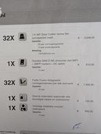 Zonnepanelen set - 32 panelen, rails en omvormer, Doe-het-zelf en Verbouw, Zonnepanelen en Toebehoren, Ophalen, Gebruikt, Compleet systeem