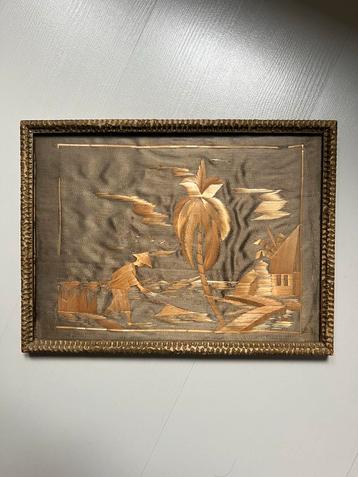 Bananenblad Schilderij - Indonesië beschikbaar voor biedingen