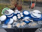 Compleet campingservies gebruikt, Caravans en Kamperen, Kampeeraccessoires, Ophalen, Gebruikt