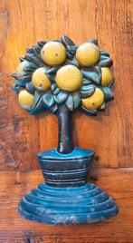 Gietijzer deurstopper citroenboom, Antiek en Kunst, Curiosa en Brocante, Ophalen of Verzenden