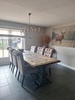 6 stoelen gecapitonneerd, Huis en Inrichting, Ophalen, Gebruikt