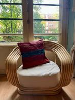 Prachtige rotan fauteuil van het merk Leo & Moon, Ophalen, Zo goed als nieuw, 50 tot 75 cm, Riet of Rotan