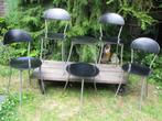 ENZO MARI "TONIETTA" ZANOTTA 4 STOELEN/2 KRUKKEN, Antiek en Kunst, Ophalen