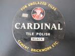 Oud CARDINAL BLACK blik, Ophalen of Verzenden, Gebruikt, Overige