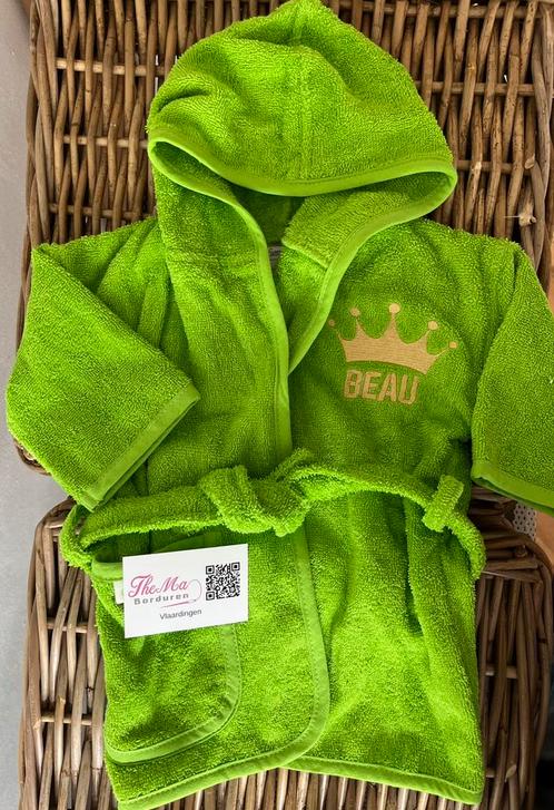 Baby/peuter badjasje geborduurd met naam, Kinderen en Baby's, Babykleding | Baby-zwemkleding, Nieuw, Jongetje of Meisje, Ophalen of Verzenden